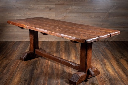 Деревянные столы под старину, столы из дерева под старину, стол под старину из дерева