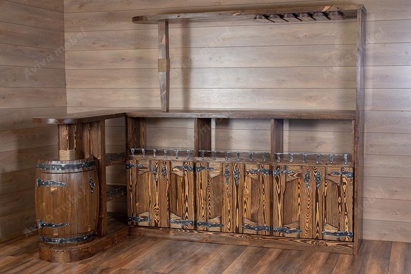 Барная стойка в деревянном доме дизайн (78 фото)